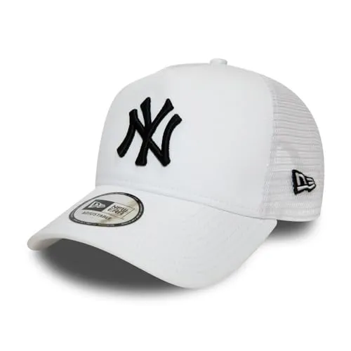 New Era Trucker Cap NY Yankees Essential weiß - Caps & Hüte, Größenverstellbares Trucker Cap mit mittlerem Profil und verstärkter Krone für optimalen Tragekomfort.