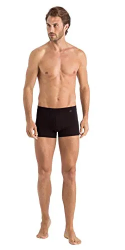 HANRO Herren Pants Retroshorts XXL - deep Black - Retroshorts für Herren aus nachhaltigen TENCELTM-Lyocell-Fasern und Baumwolle, atmungsaktiv und leicht auf der Haut für höchsten Tragekomfort.