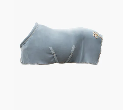 Abschwitzdecke Pferdedecke Rosegold Glamour- Style Grau-Roségold 12795