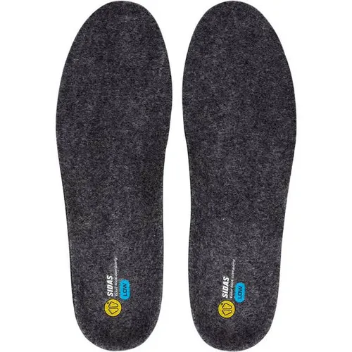 Sidas 3feet Merino Low Einlegesohlen Blau - Orthopädische Einlegesohlen mit anatomischer Passform, wärmeregulierend und geruchsabsorbierend dank Merinowolle, ideal für Komfort und Unterstützung.