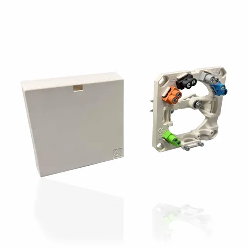 SD ProfiLine Herdanschlussdose HAD3, AP/UP, 5-polig, reinweiß - 1 Stk.