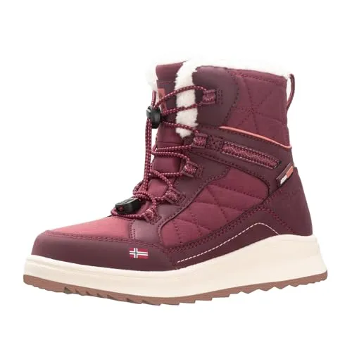 Trollkids Girls Arendal Winter Boots XT 31, redwood