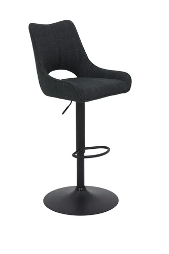 Hela Barhocker Rockport – Höhenverstellbar & 360° drehbar in schwarz von Hela Tische