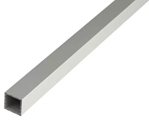 Produktbild Alberts 473532 Vierkantrohr | Aluminium, silberfarbig eloxiert | 1000 x 20 x 20 mm