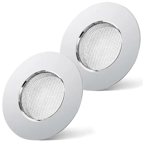 Cozy Inviting 2 Stück Abflusssieb, Sieb für Spülbecken, Waschbecken Sieb Edelstahl Rostfrei, Spülbecken Verstopfungsschutz, für Dusche,Badewanne, Küche(7.5 x 4 x 1.5 cm)