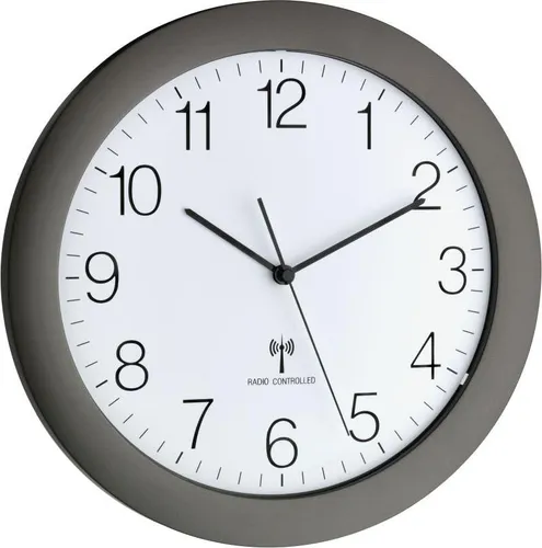 Analoge Funk-Wanduhr 300 mm mit Sweep-Uhrwerk TFA 60.3512