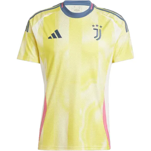 Adidas Juventus Turin 24/25 Auswärtstrikot - gelb - Juventus Turin Fantrikot, aus atmungsaktivem Material mit AEROREADY-Technologie für optimalen Komfort und Bewegungsfreiheit. Perfekt für echte Fans!