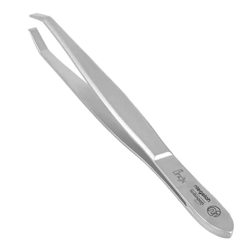 Niegeloh Solingen Pinzette rostfrei - gebogen, 9 cm - Premium Pinzette aus rostfreiem Edelstahl, 9 cm lang, ideal für präzises Fassen. Ergonomisches Design für sicheren Halt und komfortables Arbeiten. Hergestellt in Solingen – Qualität, die überzeugt.
