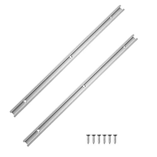 T Track Miter Track, 2 Stück T Slot Mitre Track, Aluminium T Tracks, T Tracks, Aluminiumlegierung T Track, T Track Schiene, T-Slot Mitre Track, T Schiene Gehrungen Nut