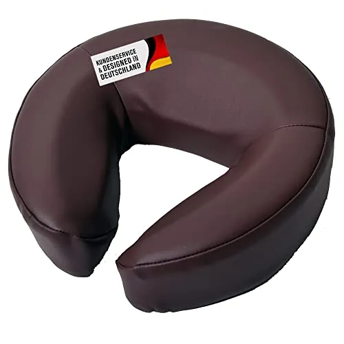 Kopfpolster aus Kunstleder für die Massage- & Behandlungsliege in Braun