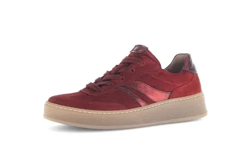 Gabor Damen Low-Top Sneaker in Damasco/Bordo, 40 EU in rot von Gabor