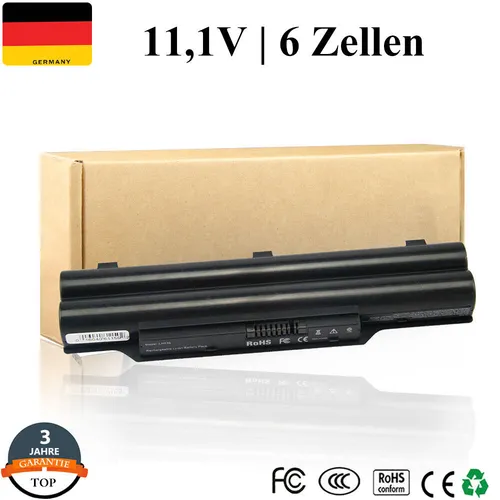 Akku für Fujitsu Siemens LifeBook A530 A531 AH530 FPCBP331AP FMVNBP186 FPCBP250