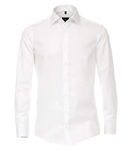 VENTI Langarmhemd - 100 % Baumwolle - Hochwertiges Hemd im Kent Modern Fit, ideal für einen eleganten Look im Büro oder Freizeit.