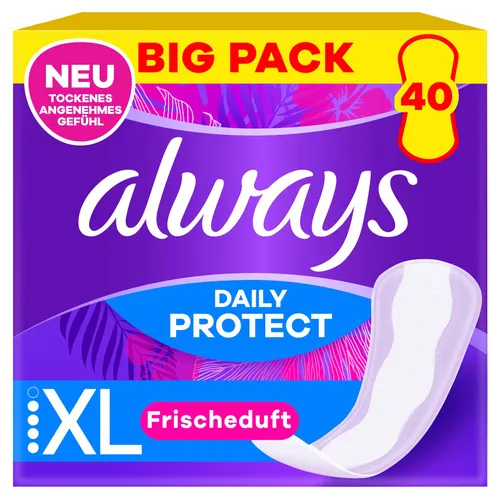 always Slipeinlagen Daily Protect Extra Long, 40 St. von Always