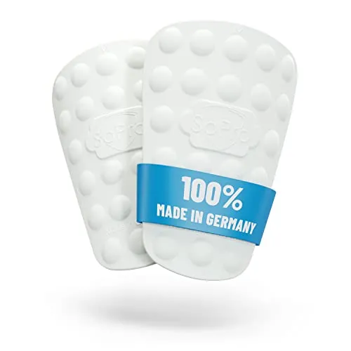 SoPro Schienbeinschutz für Kinder & Erwachsene - Schienbeinschoner aus leichtem, rutschfestem TPE Kunststoff, ideal für Sportler. Made in Germany, optimaler Sitz und Druckverteilung für höchsten Komfort.