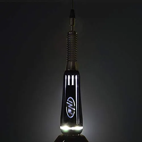 CB-Antenne PNI-LED 2000 Länge 90 cm, 26-28 MHz, kompatibel mit PL259-Stecker, leuchtet während der Übertragung