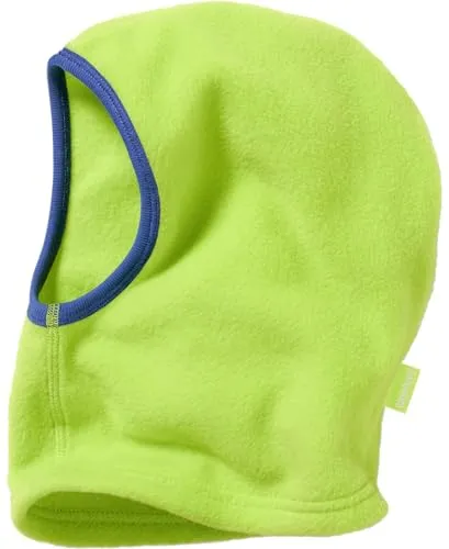 Playshoes Unisex Kinder Fleece-Schlupfmütze Winter-Mütze, grün, one Size