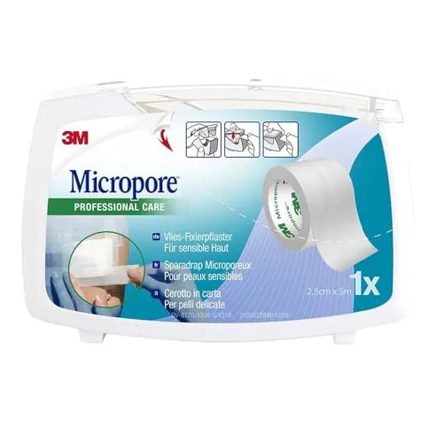 MICROPORE Vliespfl.2,5cmx5m m.Abr.1530NP-1SD 1 St