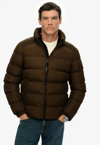 Superdry Herren Sport-Pufferjacke M5012287A in Braun (S) von Superdry