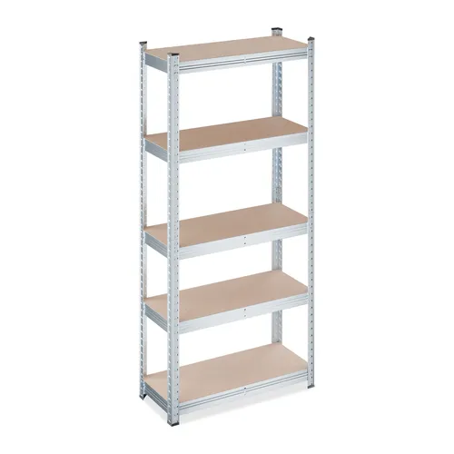 Schwerlastregal für Werkstatt und Garage – 2er Set - Robuste Schwerlastregale aus Stahl, ideal für Werkstätten und Garagen. Mit einer Breite von 70 cm und einer Höhe von 150 cm bieten sie viel Stauraum und sind einfach aufzubauen.