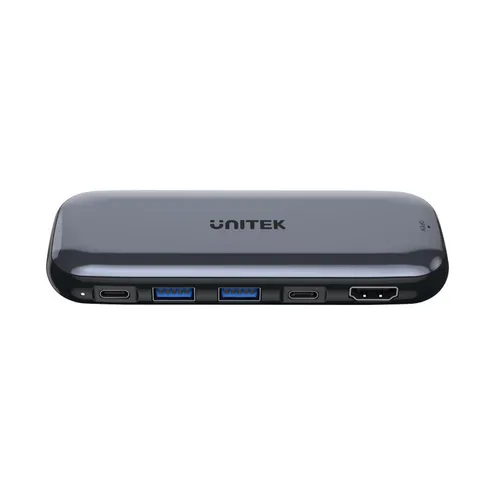UNITEK USB-C M.2 Hub mit HDMI & PD 100W - Vielseitiger USB-C Hub mit M.2-Speichererweiterung, HDMI-Anschluss und 100W Power Delivery. Perfekt für effizientes Arbeiten und Multimedia-Anwendungen.
