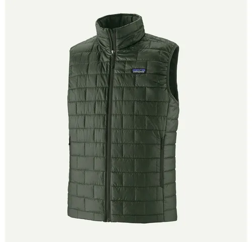 Patagonia Nano Puff Vest - Kunstfaserweste in Oliv, Gr. S - Laufwesten: Isolierende Freizeitweste mit PrimaLoft-Technologie für optimalen Wärmeschutz und Alltagstauglichkeit.