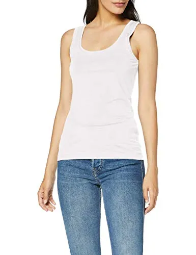 OPUS Damen Top | Tanktop IMILIA Slim aus BCI Cotton Mix White, 40