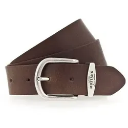 MUSTANG Damen Gürtel Echtledergürtel - Damen-Gürtel aus hochwertigem Echtleder, 35 mm breit, mit stylischer Metall-Schlaufe für einen casual und trendigen Look.