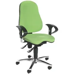 TOPSTAR SITNESS 10 - Ergonomischer Bürostuhl mit Armlehnen - Bürostühle, ergonomisch gestaltet für optimalen Sitzkomfort mit Drehgelenk und stabilem Polypropylen, ideal für produktives Arbeiten.
