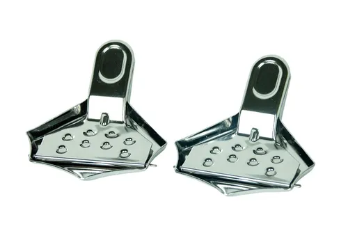 2er Set Edelstahl Zitronenpressen Zitronenschnitzel Obstschnitze Viertel Presse