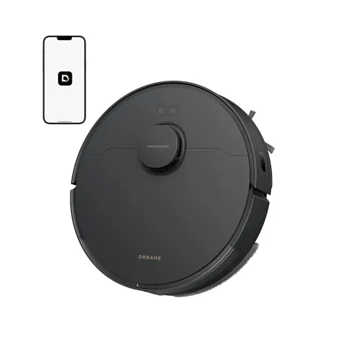 Dreame D20 Saugroboter - Saugroboter mit 13.000 Pa Saugkraft und DuoBrush für müheloses Aufsaugen von Tierhaaren. 2-in-1 Funktion für Staubsaugen und Wischen, ideal für Hartböden und Teppiche.