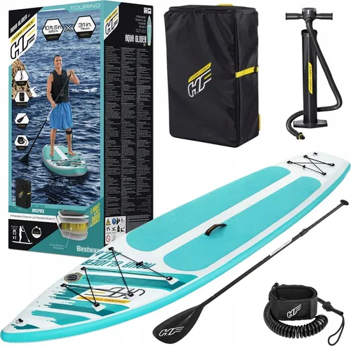 SUP Aquaglider 320 cm Bestway-Board für Yoga, Surfen, Paddel, Rucksack 110 kg
