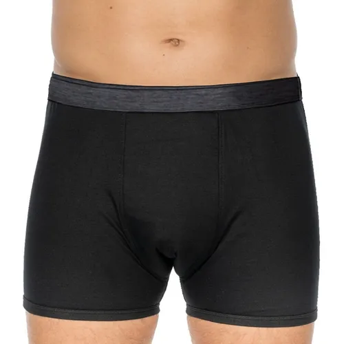 Suprima 1254 Bodyguard-Light Short für Herren schwarz - Inkontinenzeinlagen für Männer mit leichter Blasenschwäche, bieten diskreten und sicheren Schutz mit einer Saugeinlage von 150 ml und atmungsaktivem Material für maximalen Komfort.