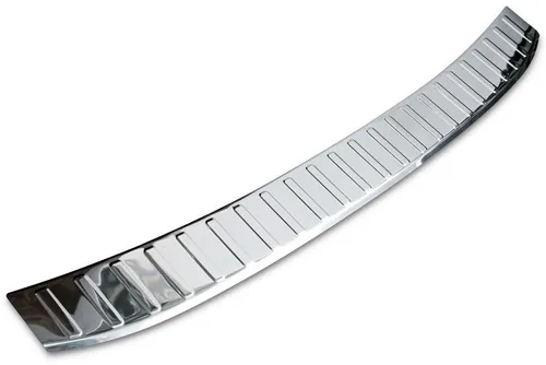 RECAMBO Ladekantenschutz für FORD S-MAX (BJ ab 2015) - Abdeckblenden für perfekten Schutz der Stoßstange, aus hochwertigem V2A Edelstahl, einfache Montage mit Spezialklebeband und exklusive Optik.