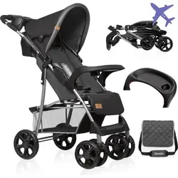 lionelo Kinder-Buggy Emma, Dunkelgrau, Leicht & Praktisch von Lionelo