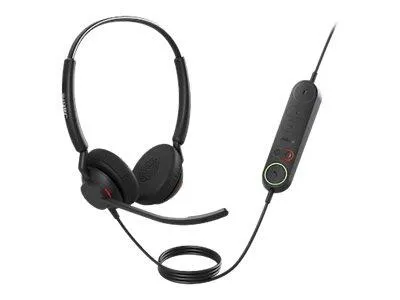 Jabra Engage 40 - Kabelgebundenes Stereo-Headset - PC-Headset mit geräuschunterdrückender 2-Mic-Technologie für professionelle Anrufe und ganztägigen Tragekomfort. Kompatibel mit führenden UC-Plattformen wie Zoom.