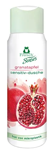 Frosch Granatapfel Sensitiv-Dusche Duschgel 300ml - Duschgel für normale Haut, vegan und mit erfrischendem Granatapfelduft – ideal für eine sanfte und pflegende Duschpflege.