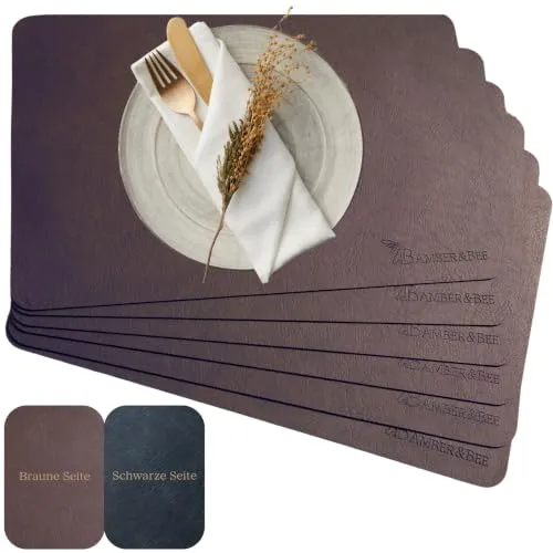 Tischsets Braun von Amber&Bee