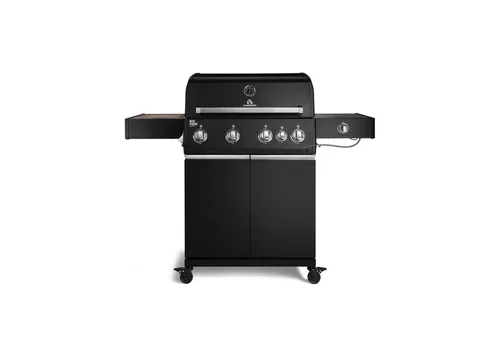 BURNHARD® Gasgrill Big FRED Deluxe 4-Brenner - Leistungsstarker Gasgrill mit 21,2 kW, Infrarot-Keramikbrenner und großzügiger Grillfläche für bis zu 15 Personen. Ideal für gesellige Grillabende und vielseitige Zubereitungsmöglichkeiten.