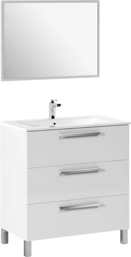 Unterschrank Palmdale mit Spiegel und 3 Schubladen