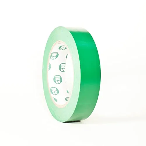 Bodenmarkierungsband Warnband 25 mm x 33 m Grün selbstklebend I Bodenklebeband zur Boden- und Sicherheitsmarkierung I Markierungsband, Klebeband (25mm x 33m, Grün)