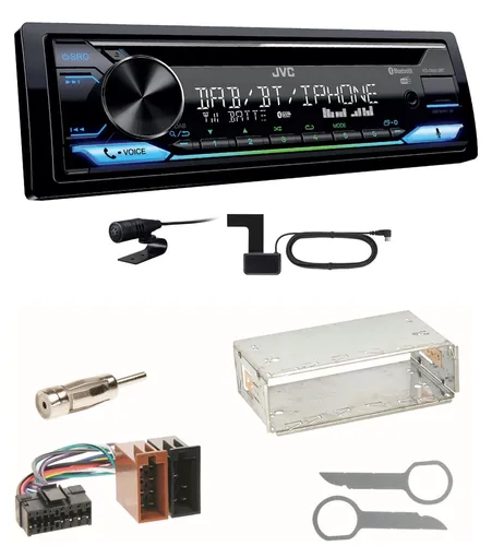 JVC KD-DB912BT Digitalradio Bluetooth Einbauset für Mercedes SLK R170 W208 W210