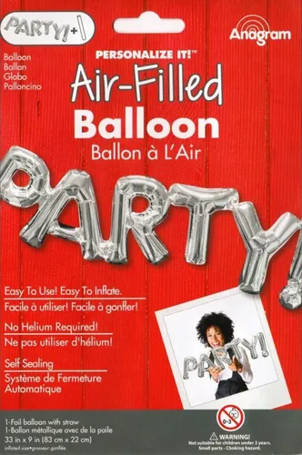 Luftballons Silber von Anagram