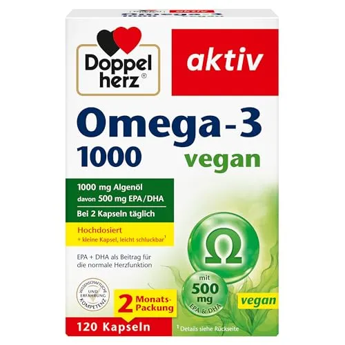 Doppelherz Omega-3 1000 vegan von Doppelherz