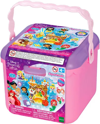 EPOCH CREATION CUBE - DISNEY PRINCESS Kinderspiele, kreatives Bastelset für fantasievolles Spielen und Gestalten