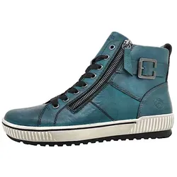 Remonte Schnürstiefel Schnürstiefelette blau 38 EU