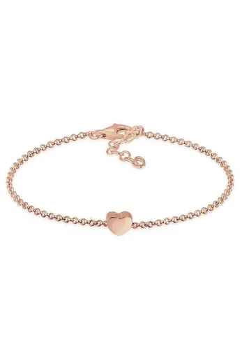 Elli Armband Armkette Herz Love Basic 925 Silber - Armbänder: Dezentes Schmuckstück mit romantischem Herz Anhänger, ideal als täglicher Begleiter oder Geschenk für modebewusste Frauen.