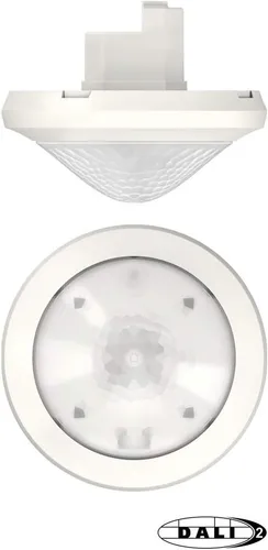 THEBEN Unterputz-Präsenzmelder Ronda S360-110 DALI - Bewegungsmelder mit Passiv-Infrarot-Technologie, ideal für energieeffizientes Lichtmanagement in Innenräumen.