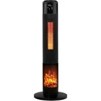 TroniTechnik PTC Turmheizer - 2000 Watt Keramikheizer mit Fernbedienung, effiziente Wärme ohne Verbrennungsabgase und ideal für Stauballergiker