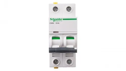 Leistungsschalter 2P B 6A 6kA AC iC60N-B6-2 A9F03206